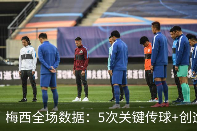 梅西全场数据：5次关键传球+创造2次得分机会